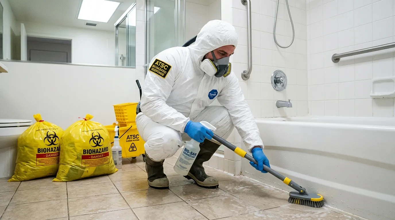 Decontamination equipment deployed for Blood Cleanup in East Haven